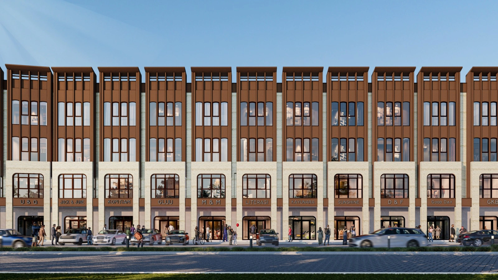 Modern commercial building Type B