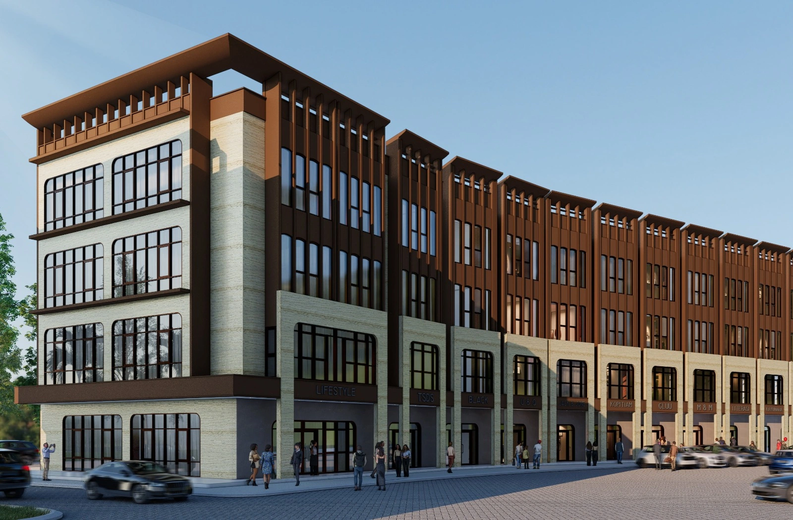 Modern commercial building Type A